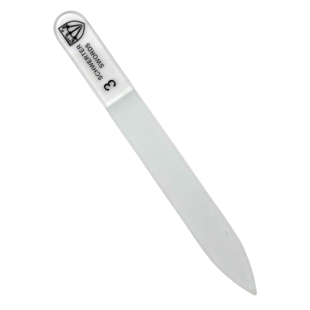 Kellermann 3 Swords Glass Nail File for Gentle Nail Filing FU 2703 | 11.5cm