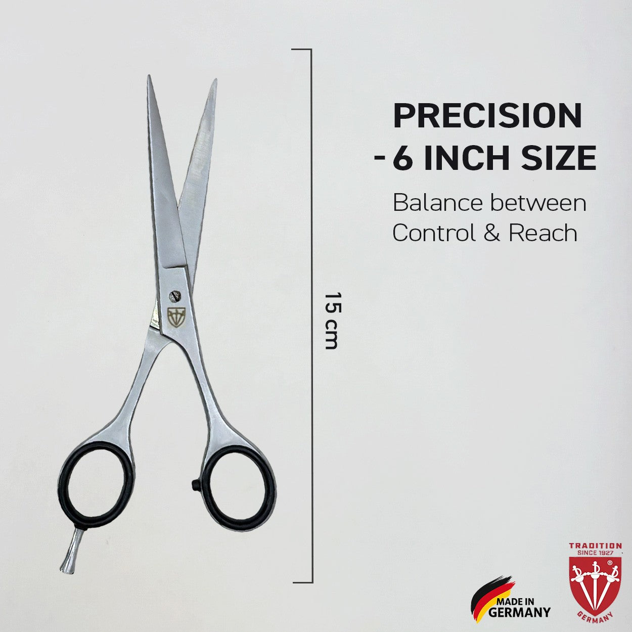 Kellermann 3 Swords Hair Scissors | 15cm / 6" | Stainless-Steel | FU 700