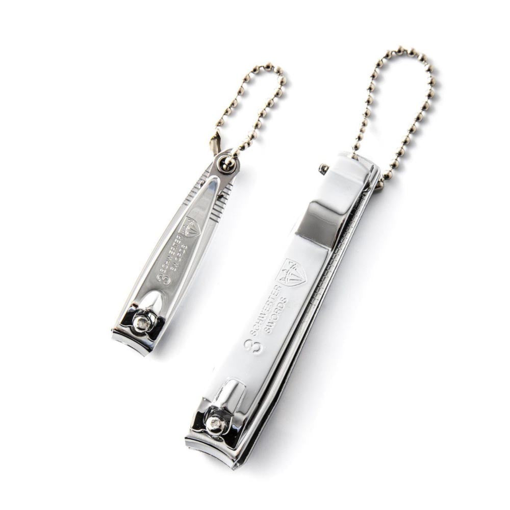 Kellermann Nail Clippers Large and Small- Nickel-Plated FU 8129 N 2 Piece