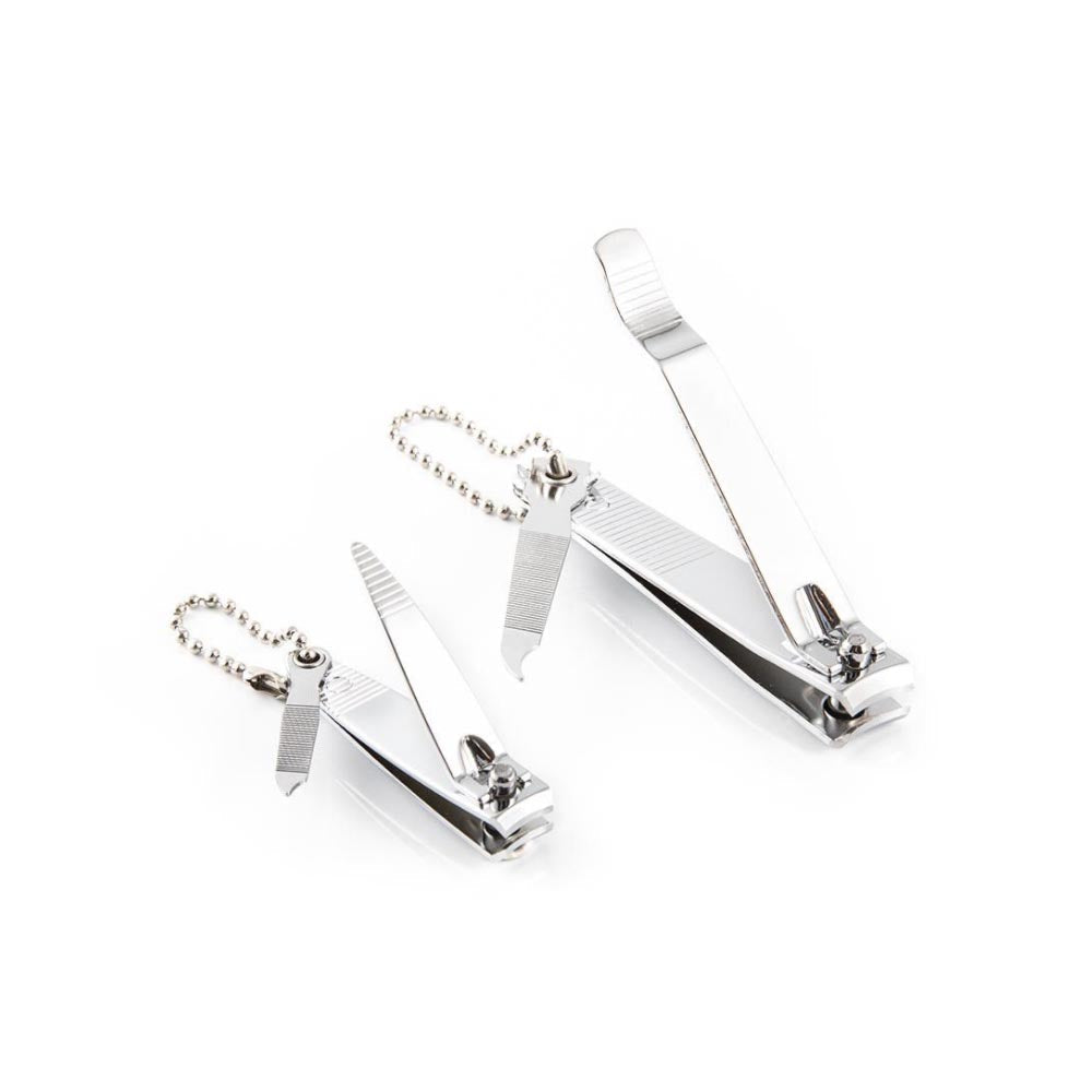 Kellermann Nail Clippers Large and Small- Nickel-Plated FU 8129 N 2 Piece