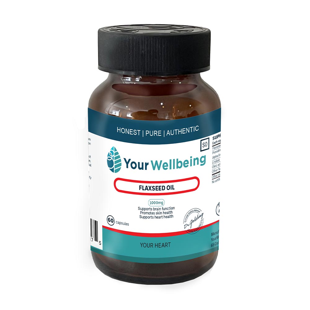 Your Wellbeing Flaxseed Oil - Skin Health, Supports Brain Function & Heart Health