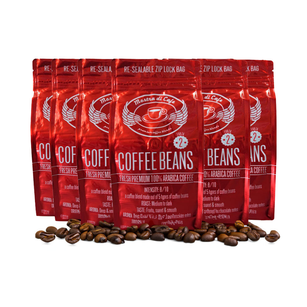 Mostra Di Cafe Forza #2 Coffee Beans 1kg - Box of 6