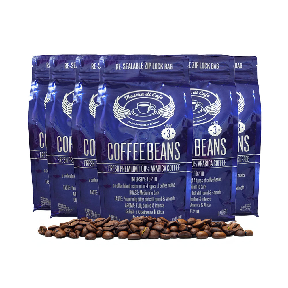Mostra Di Cafe Forza #3 Coffee Beans 1kg - Box of 6