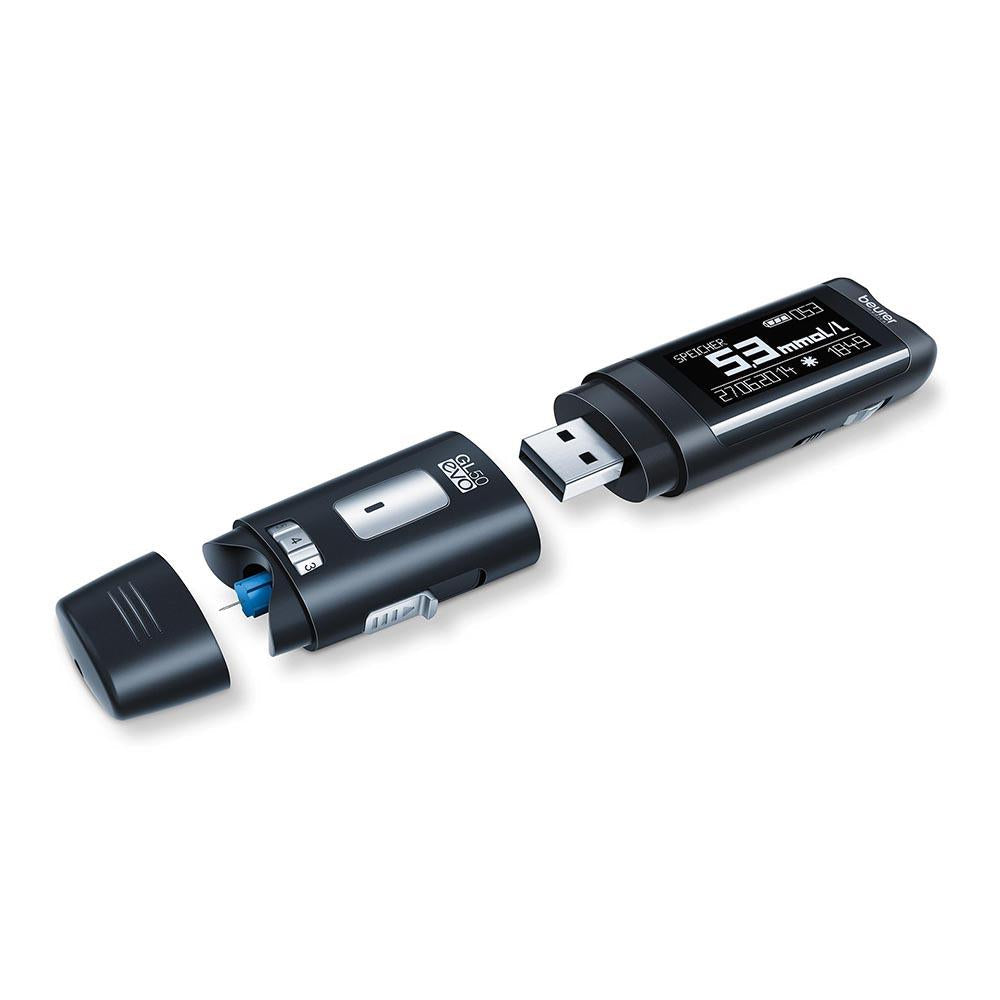 Beurer GL 50 Evo Diabetes Management Blood Glucose Monitor mmo/L