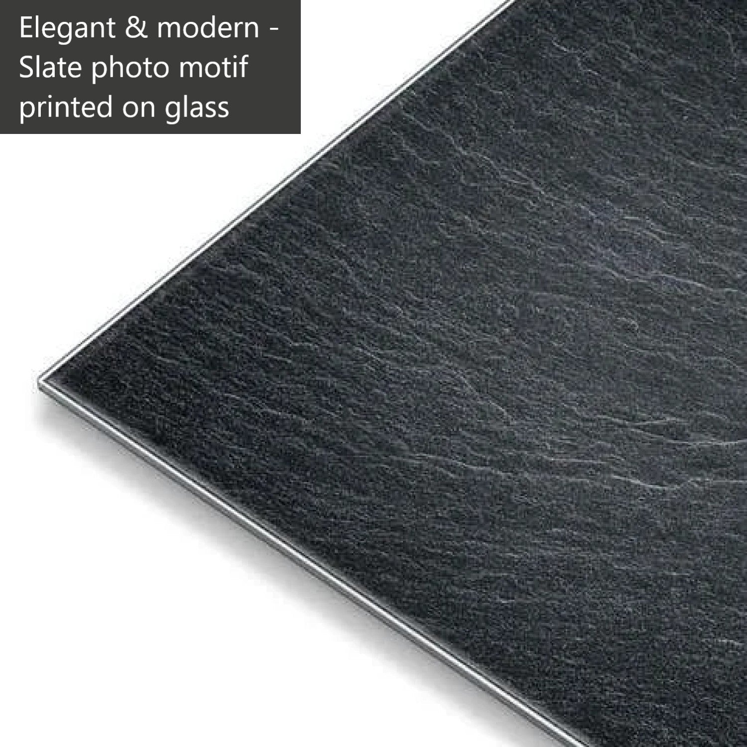 Beurer GS 203 Personal Bathroom Scale | Slate Print on Safety Glass | 150kg Weight Capacity