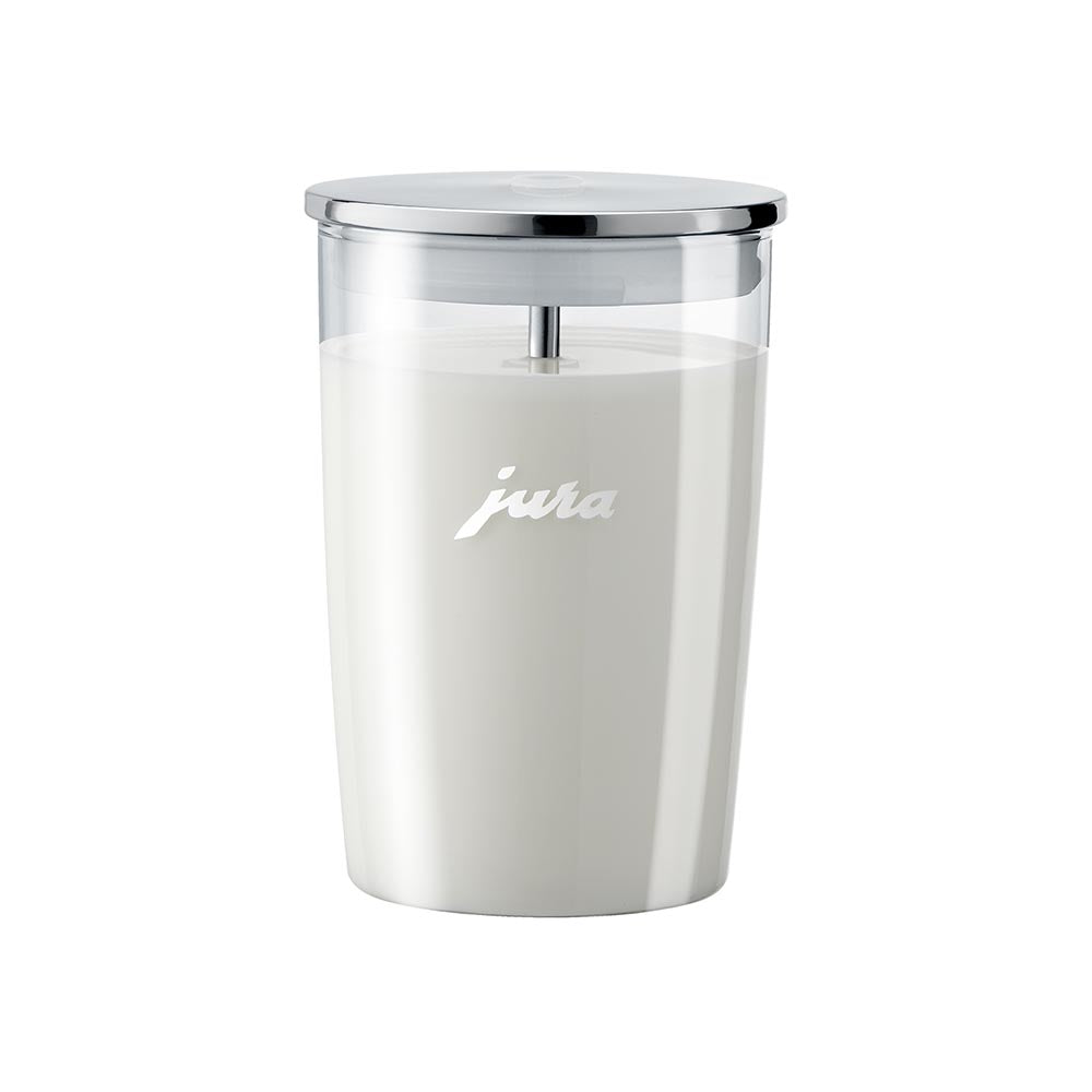 Jura E6 Coffee Machine Incl. Glass Milk Container & Mostra Di Cafe Forza #2 Coffee Beans (1kg)