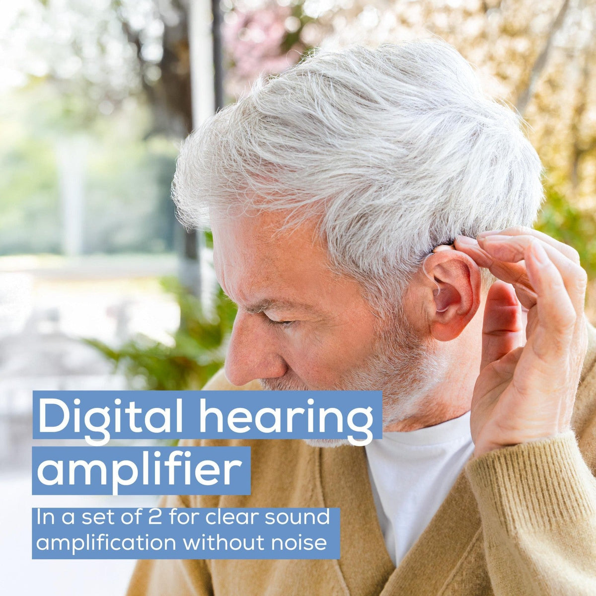 Beurer Germany HA 90 Digital Personal Sound Amplifier Set | Rechargeable | Behind-the Ear