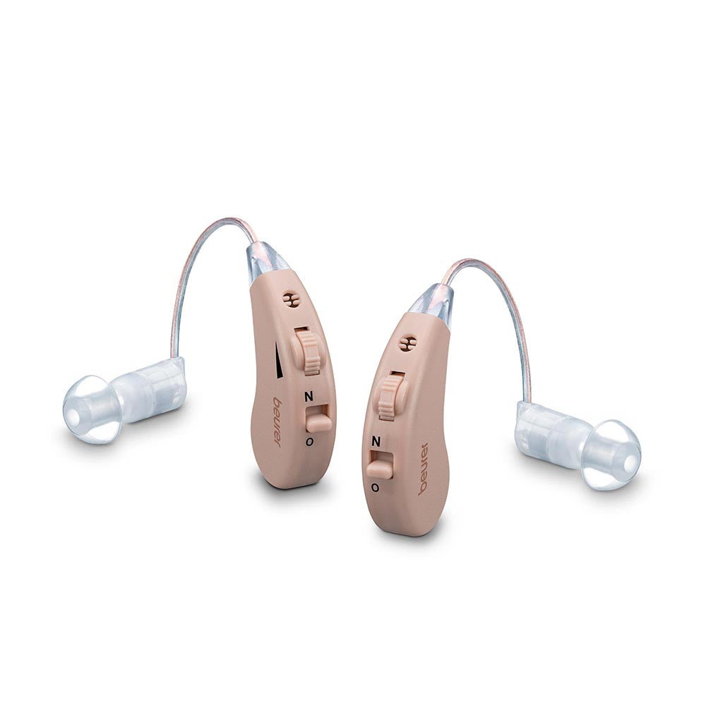 Beurer HA 55 Pair of Personal Hearing Amplifiers - Rechargeable RIC Design