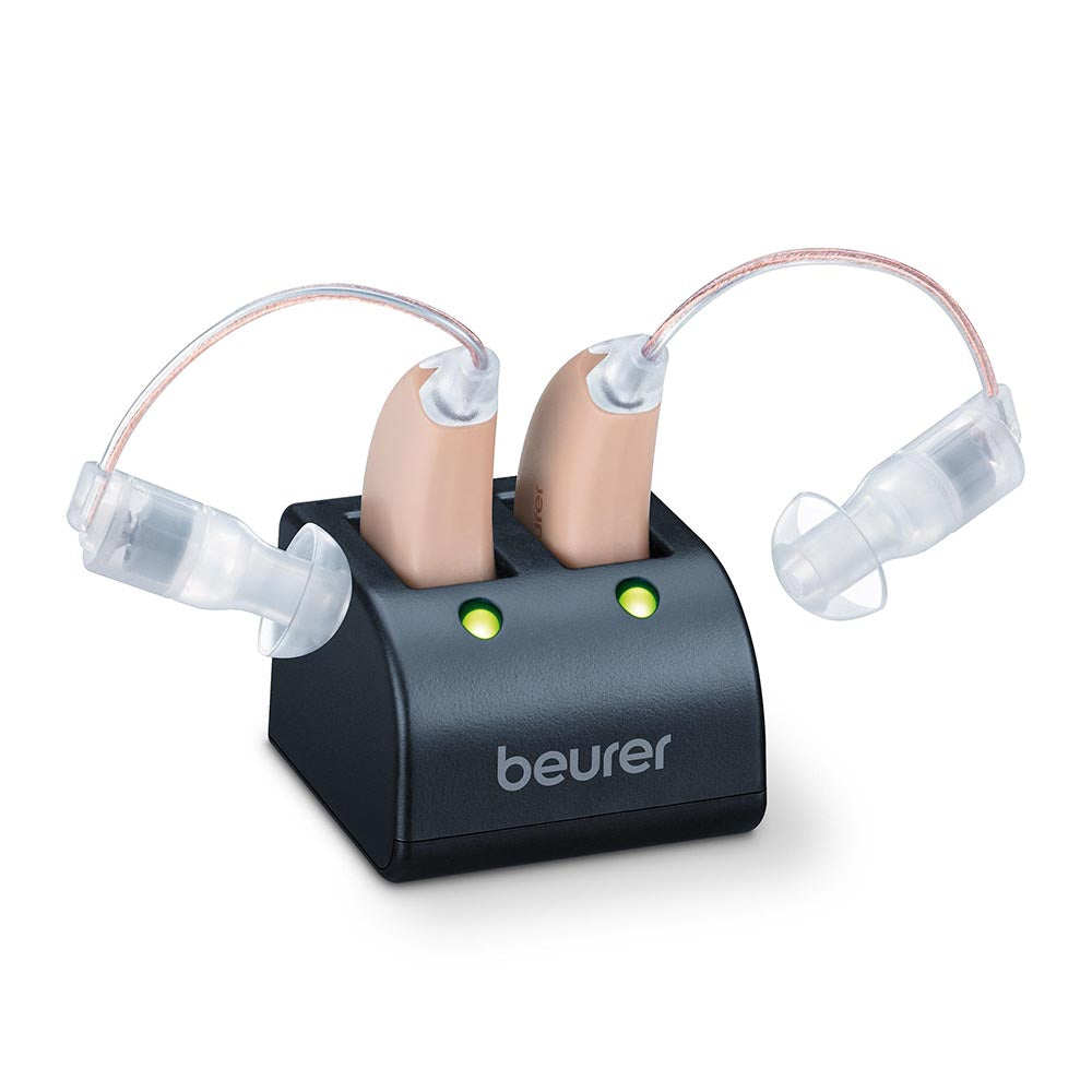 Beurer HA 55 Pair of Personal Hearing Amplifiers - Rechargeable RIC Design