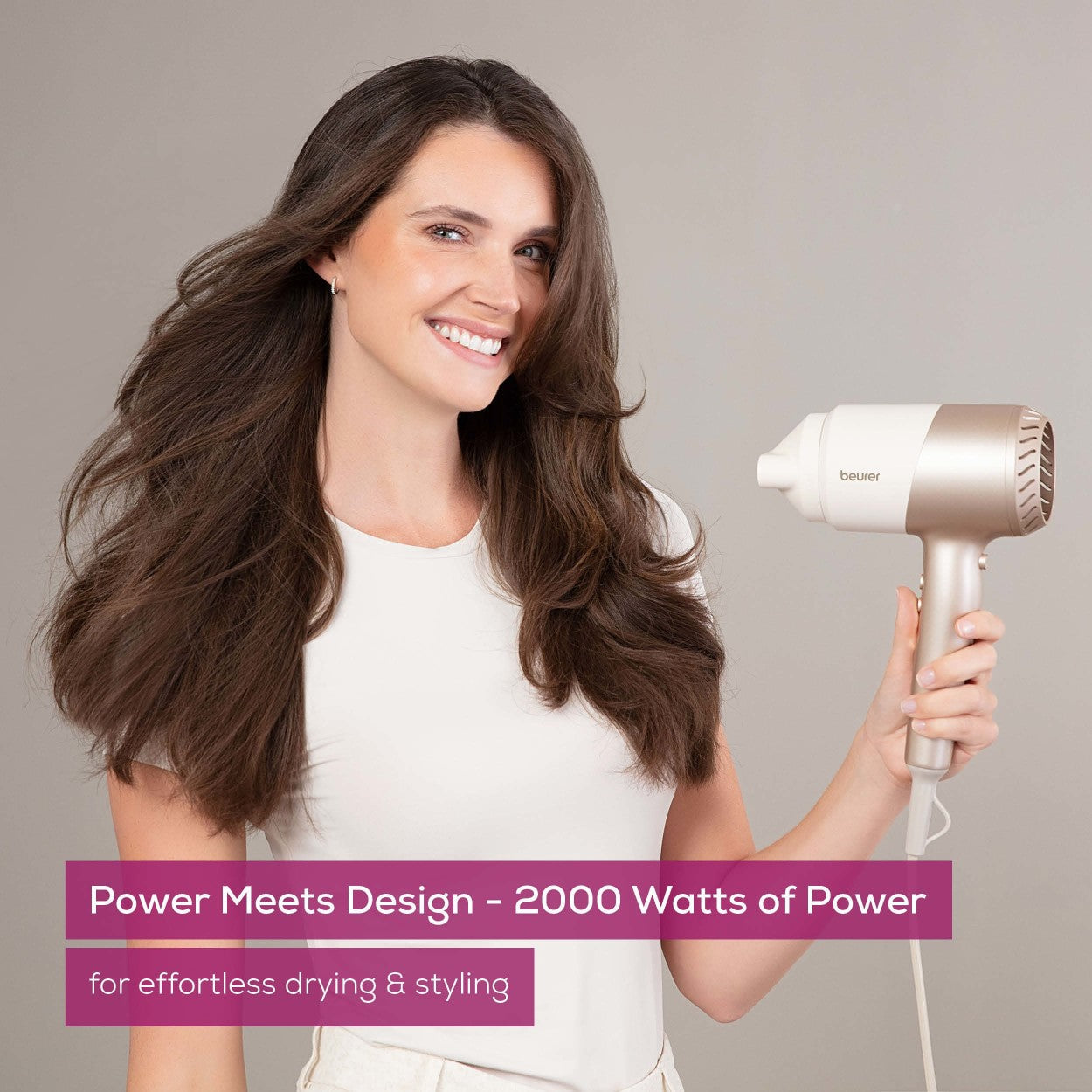 Beurer HC 40 Travel Hair Dryer: Compact Power, Salon Results 1700-2000W