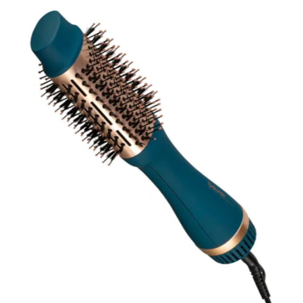 Beurer 2-in-1 Volumising Hair Dryer Brush in XXL Size for Ultra Volume & Style: HC 45 in Ocean Blue