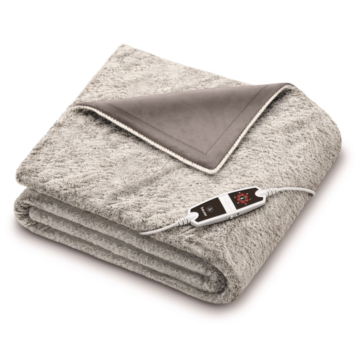 Beurer HD 150 XXL Electric Blanket Throw / Heated Over Blanket in Nordic Grey | 2x1.5m