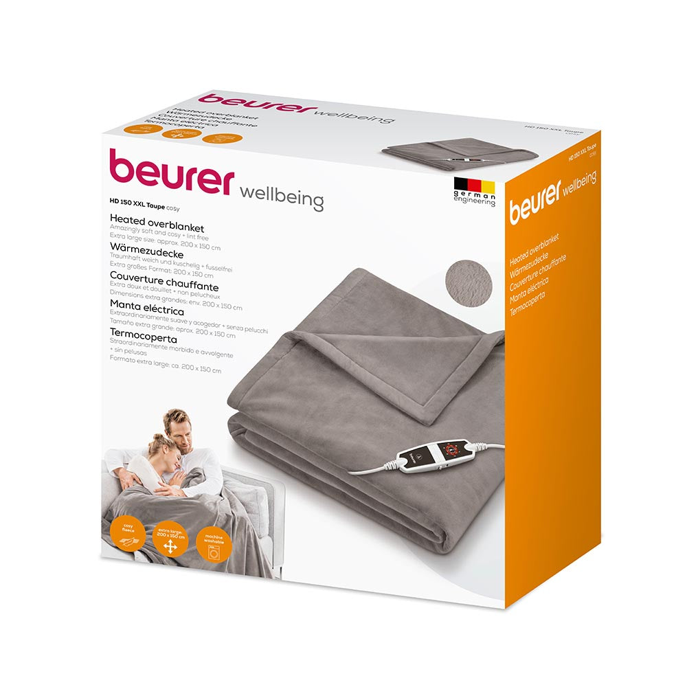 Beurer HD 150 XXL Cosy Taupe Heated Overblanket