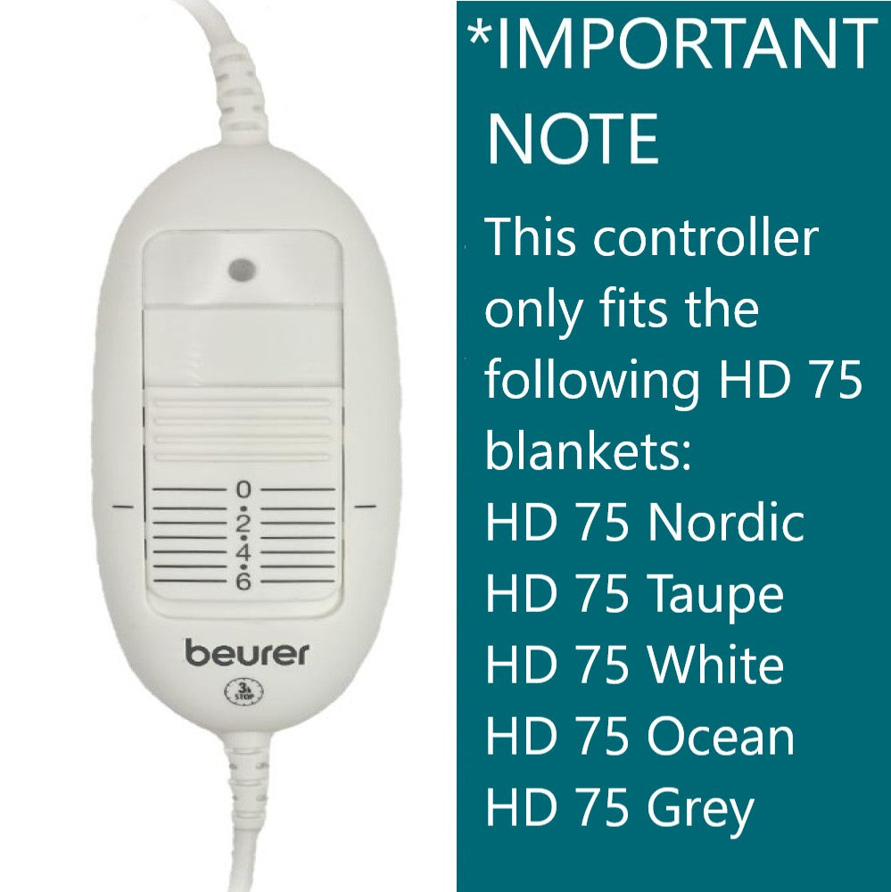 Beurer HD 75 Replacement Controller for HD 75 Electric Blankets