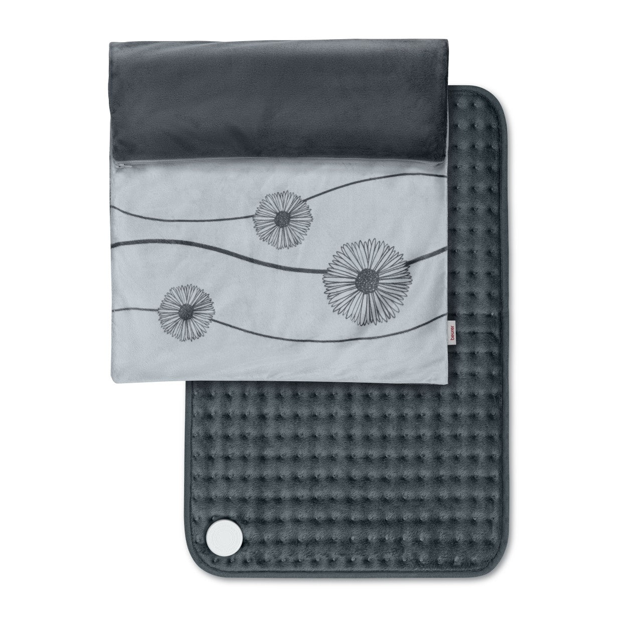 Beurer Electric Heat Pad HK 125 XXL COSY Energy Efficient Heating 60x40cm. Grey