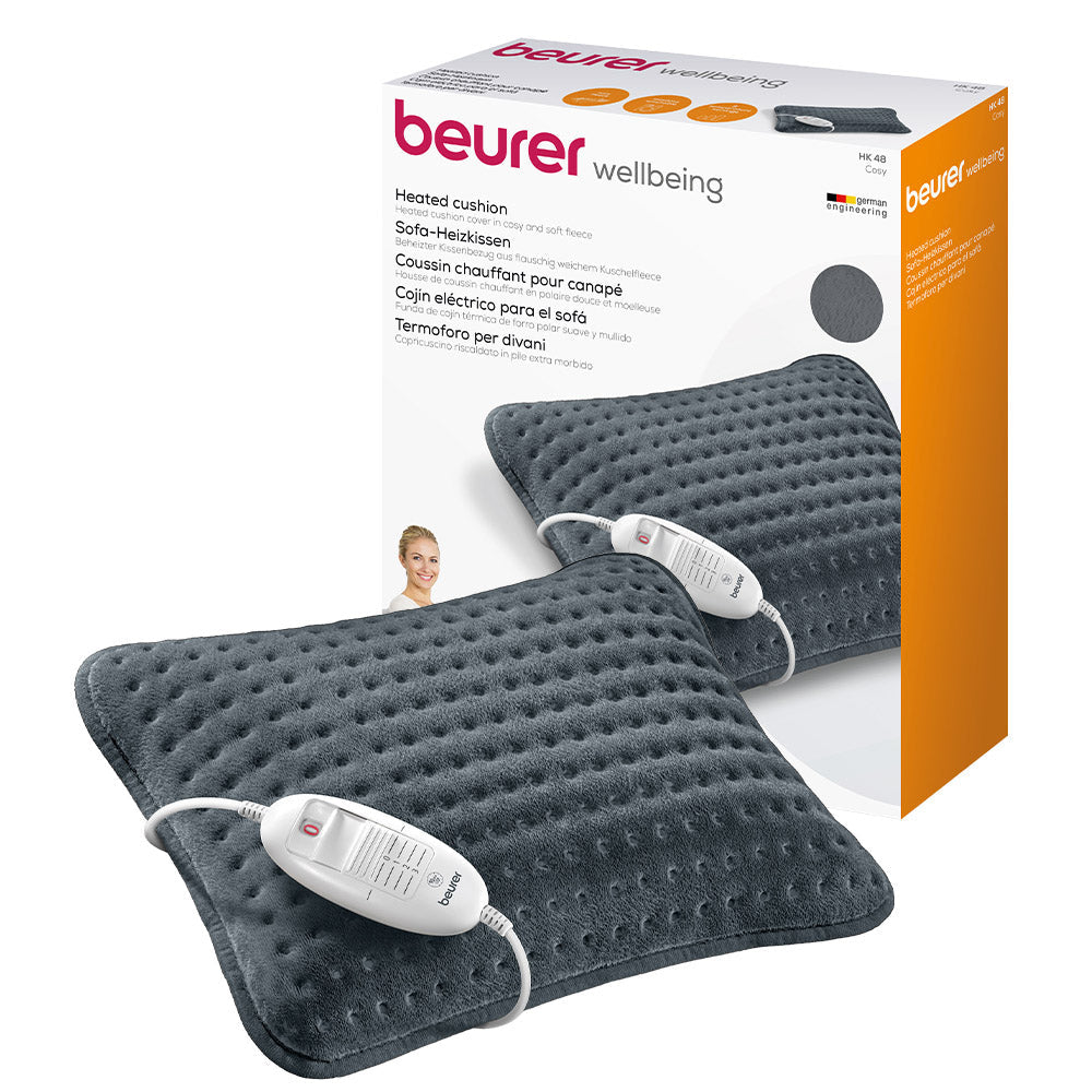Beurer Extra-Soft Heated Cushion HK 48 Cosy - Grey