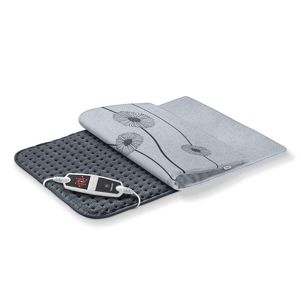 Beurer Electric Heat Pad HK 125 XXL COSY Energy Efficient Heating 60x40cm. Grey
