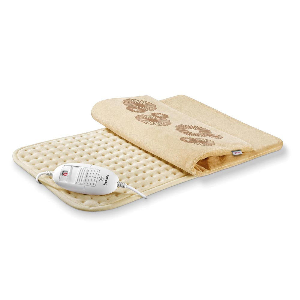 Beurer Germany Heating Pad | Soft Fleece | 3 Heat Settings | Back, Neck & Stomach Pain Relief | HK 45 Cosy