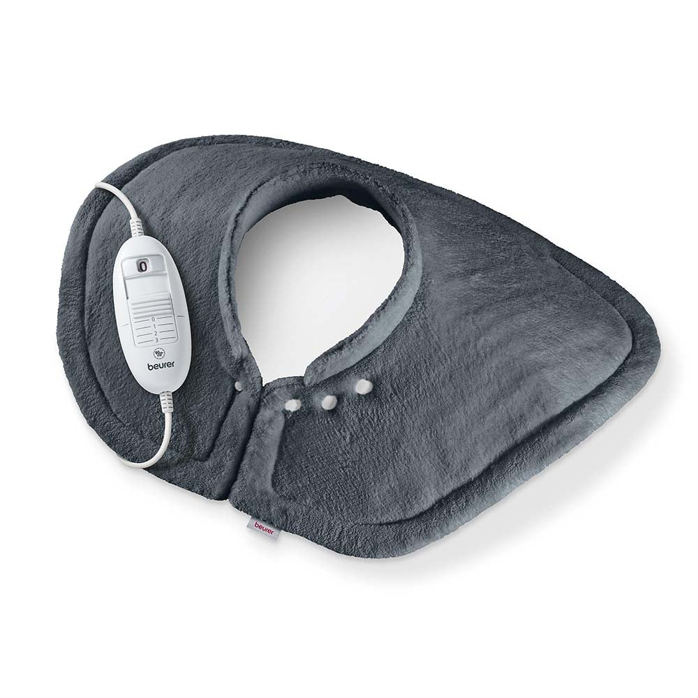 Beurer HK 54 GREY Cosy Electric Heat Pad for Shoulders & Neck