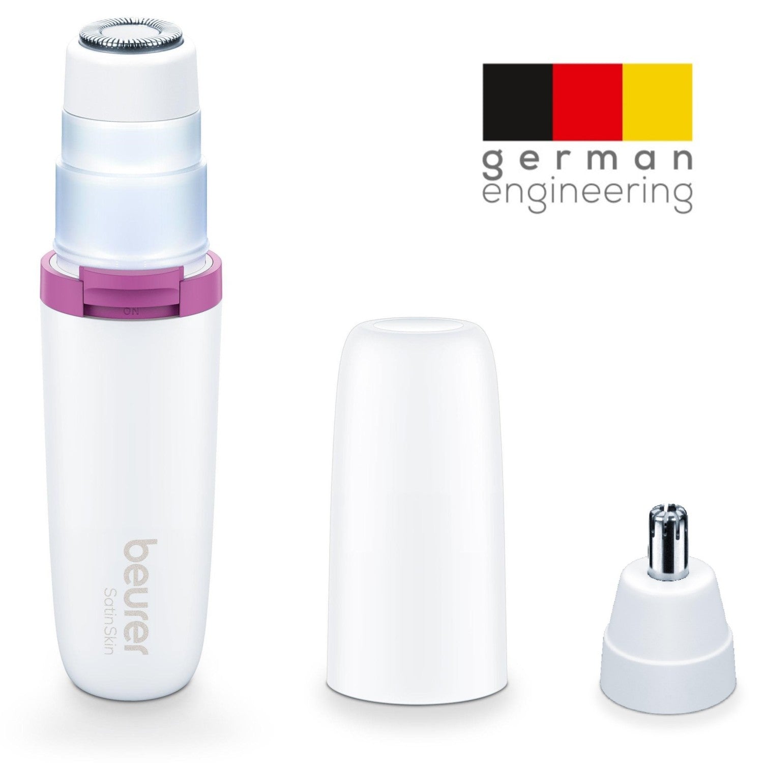 Beurer HL 16 Facial Hair Remover & Eyebrow Trimmer for Upper Lip, Nose & Ear Hair Removal