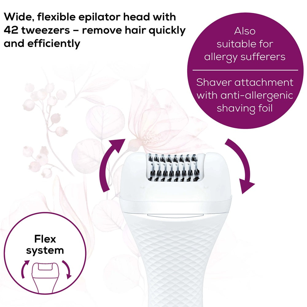 Beurer HL 76 SatinSkin Wet & Dry Epilator & Shaver - Rechargeable