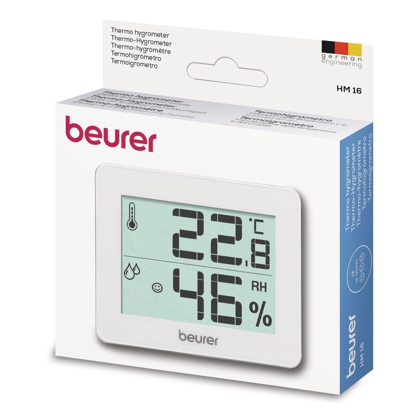 Beurer Germany HM 16 Thermo Hygrometer | Temperature & Humidity Monitor