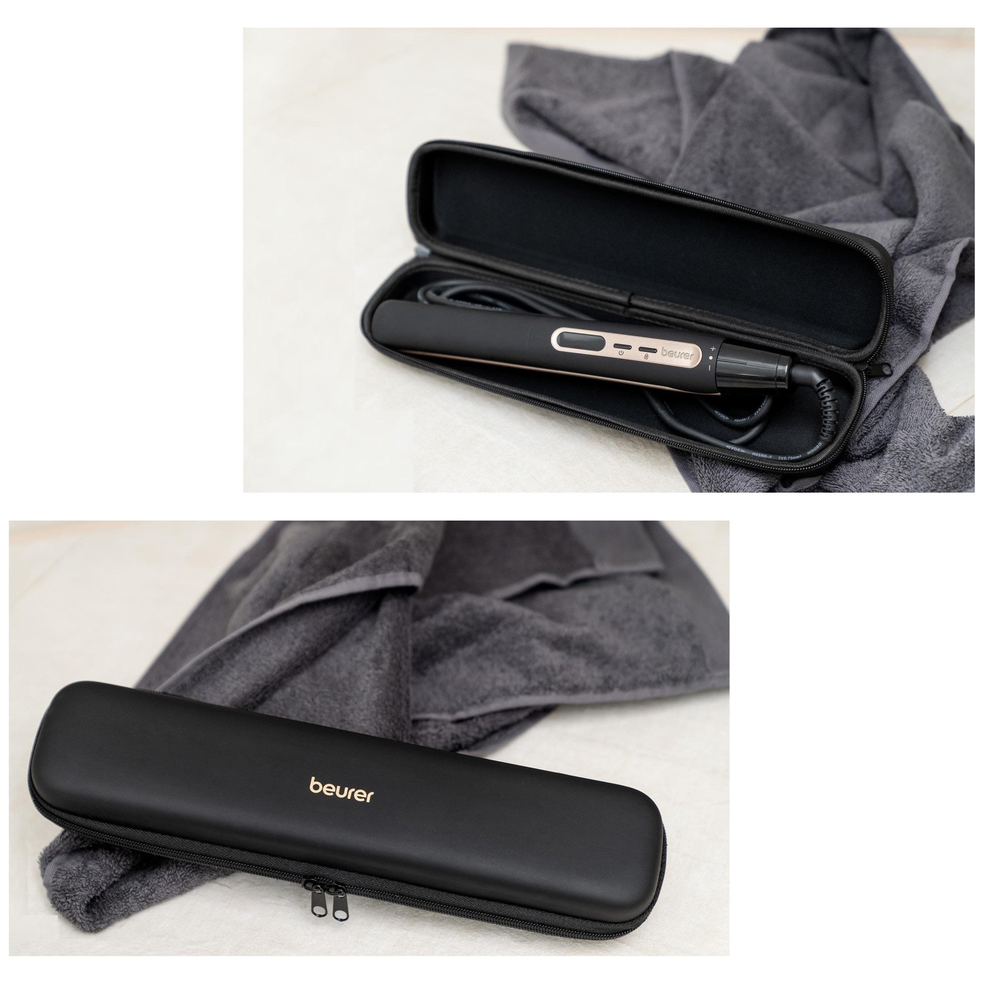Beurer HS 100 Hair Straightener & Curler: High Speed Power. Heats up Ready in Seconds