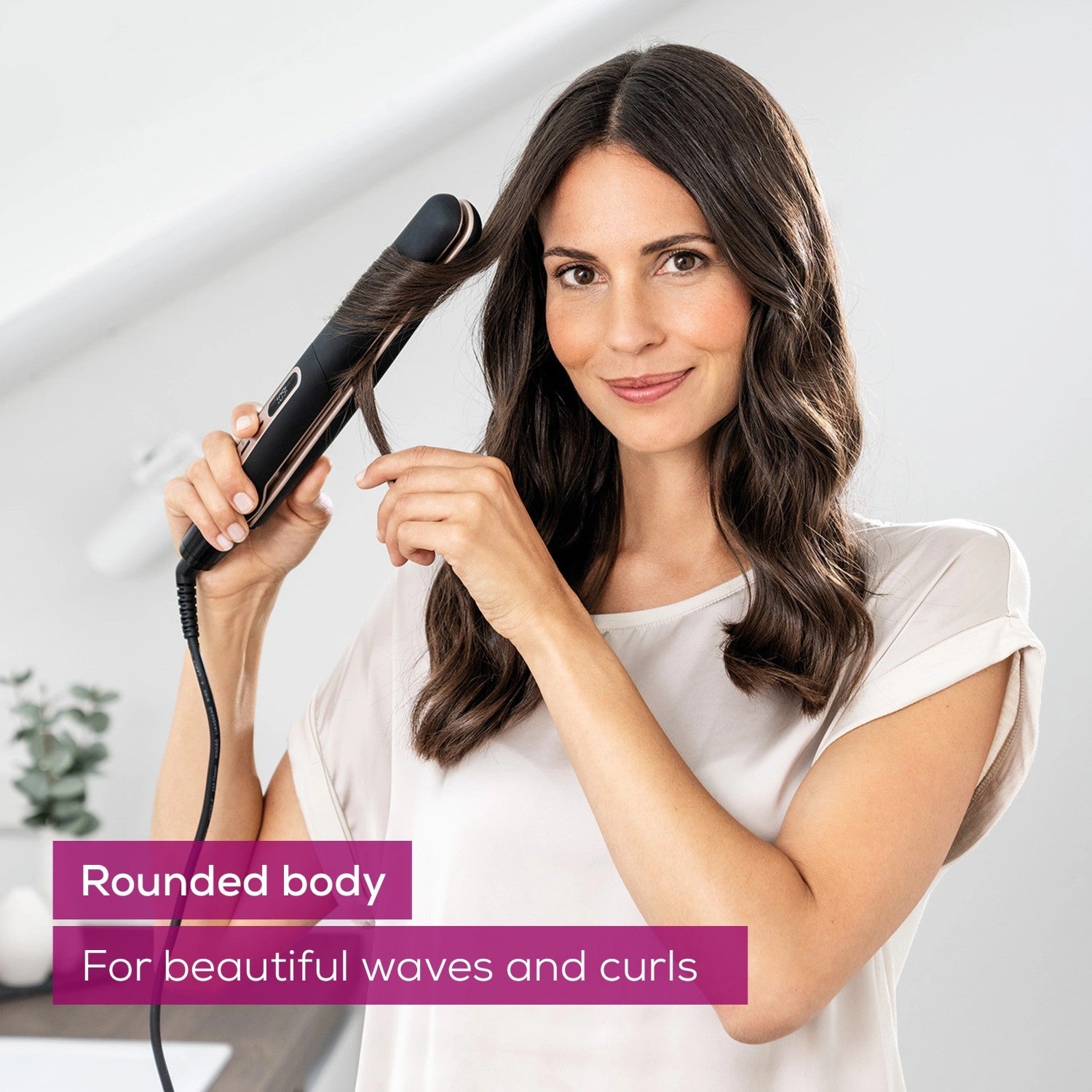 Beurer HS 100 Hair Straightener & Curler: High Speed Power. Heats up Ready in Seconds