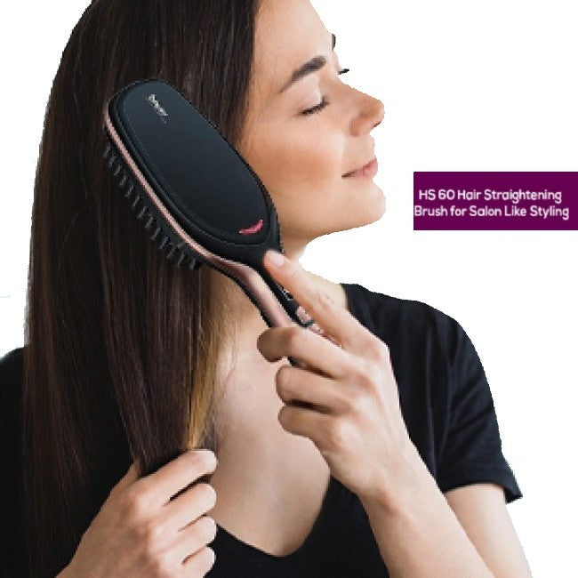 Demo - Beurer HS 60 Hair Straightening Brush with Ceramic Protective Coating