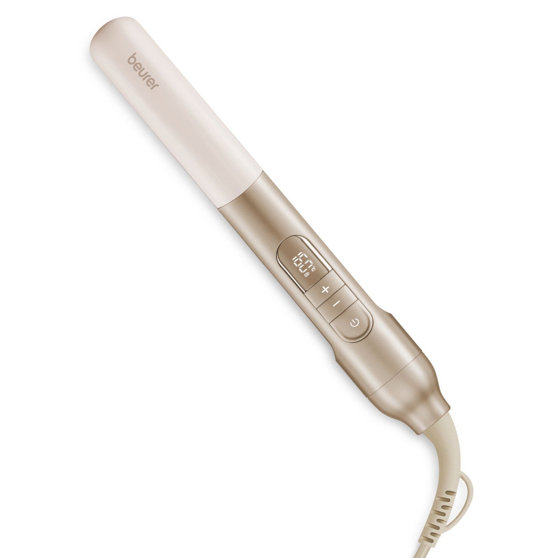Beurer HS 70 Hair Straightener: Protective Ceramic Coating | Ion Function | 100- 220°C | Straighten or Curl