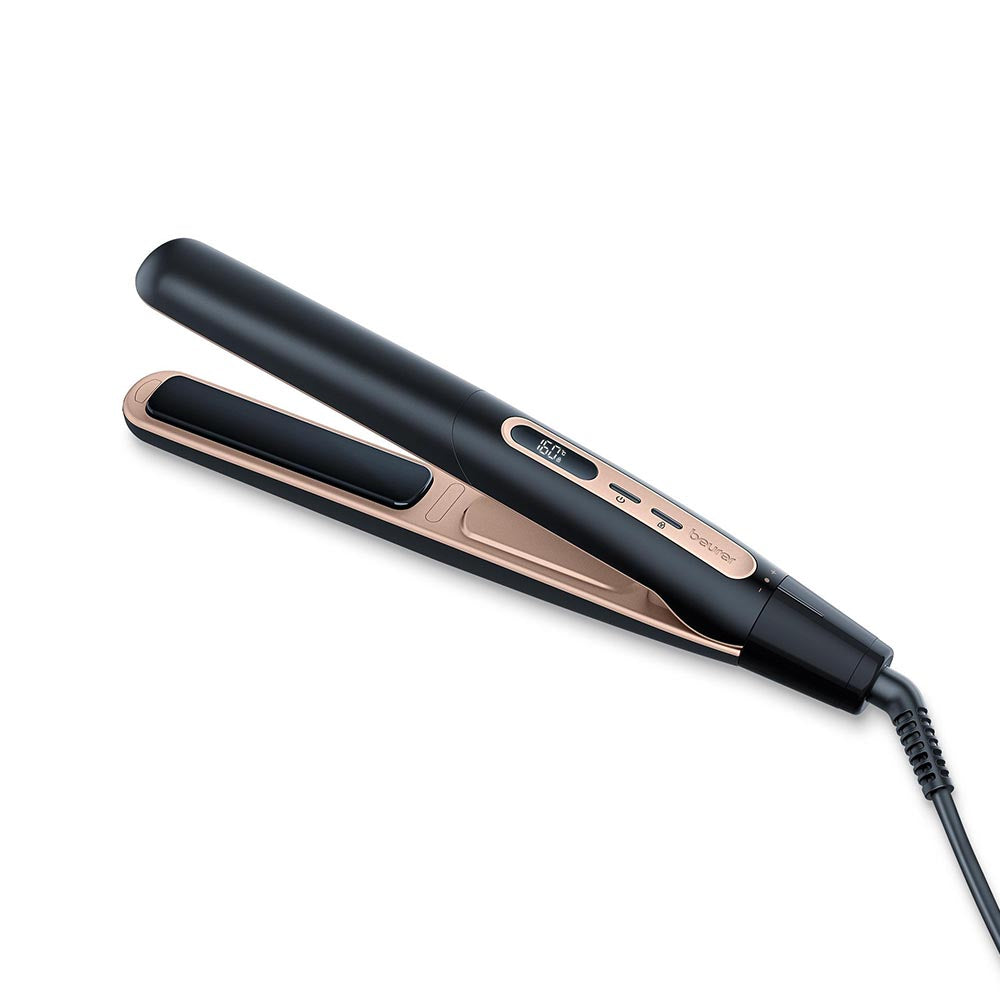 Beurer HS 100 Hair Straightener & Curler: High Speed Power. Heats up Ready in Seconds