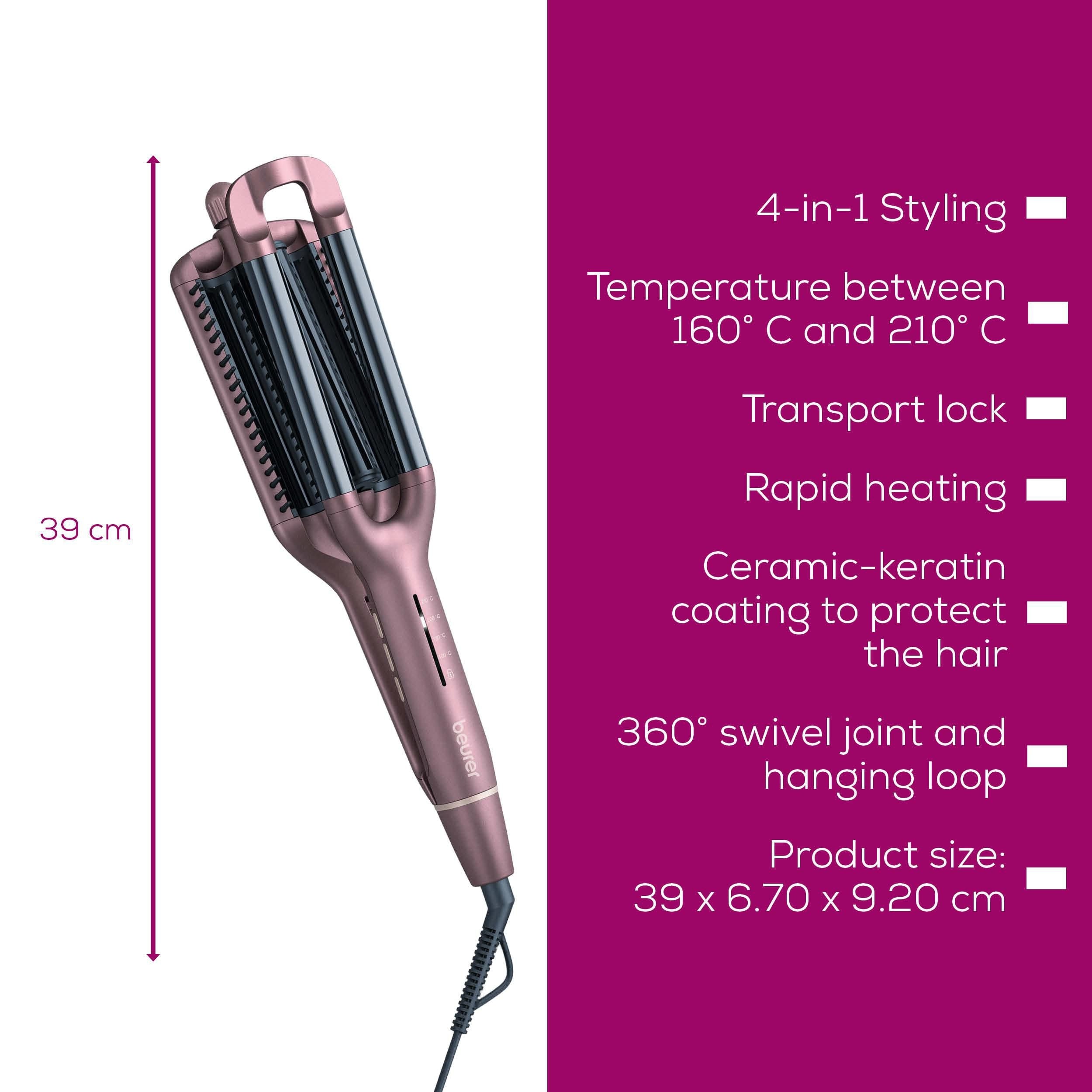 Beurer HT 65 Hot Wave Styler: For Beach, Natural, Mermaid or Water Waves