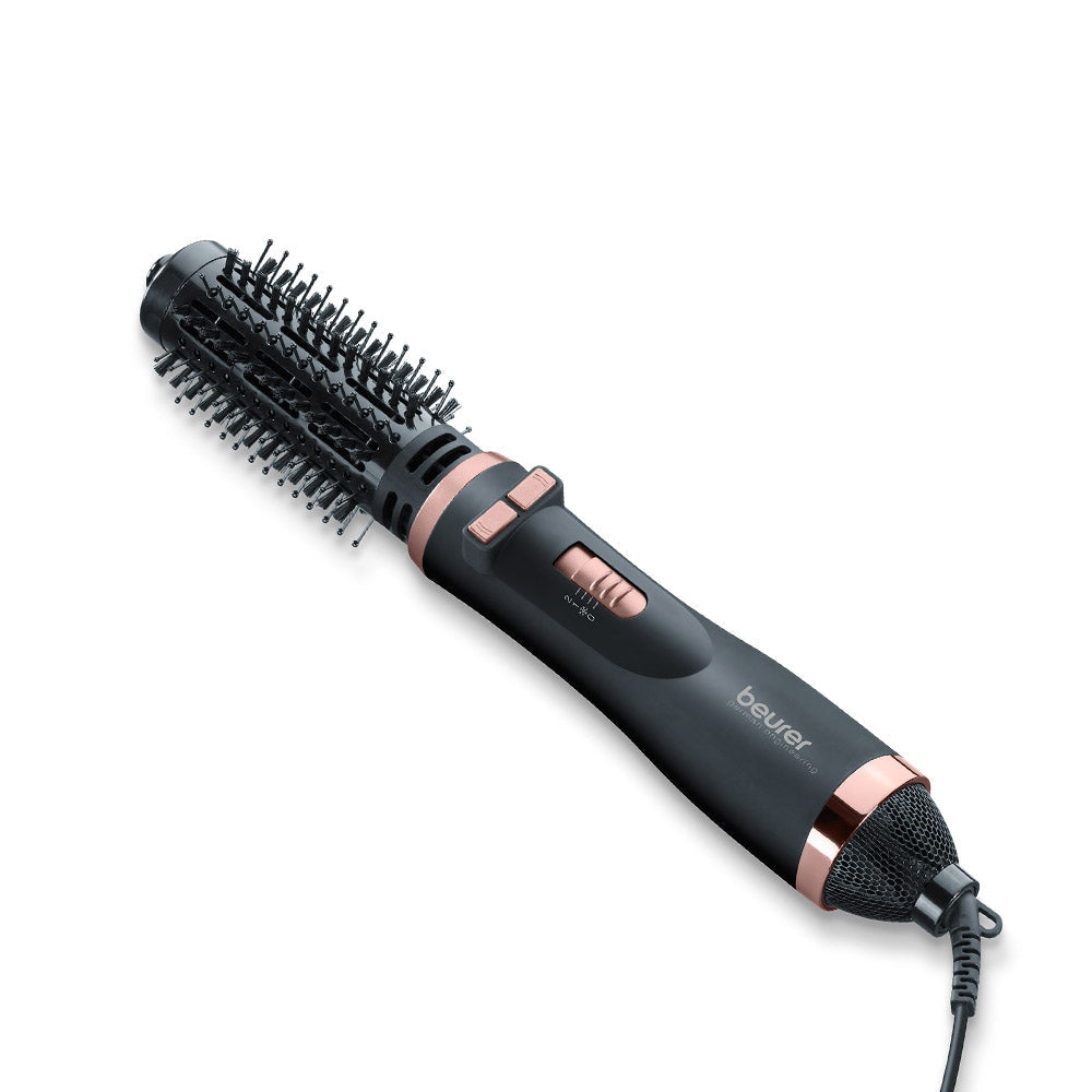 Beurer HT 80 Hot Air Brush | Rotating Hair Styler & Dryer for Volume or Curls