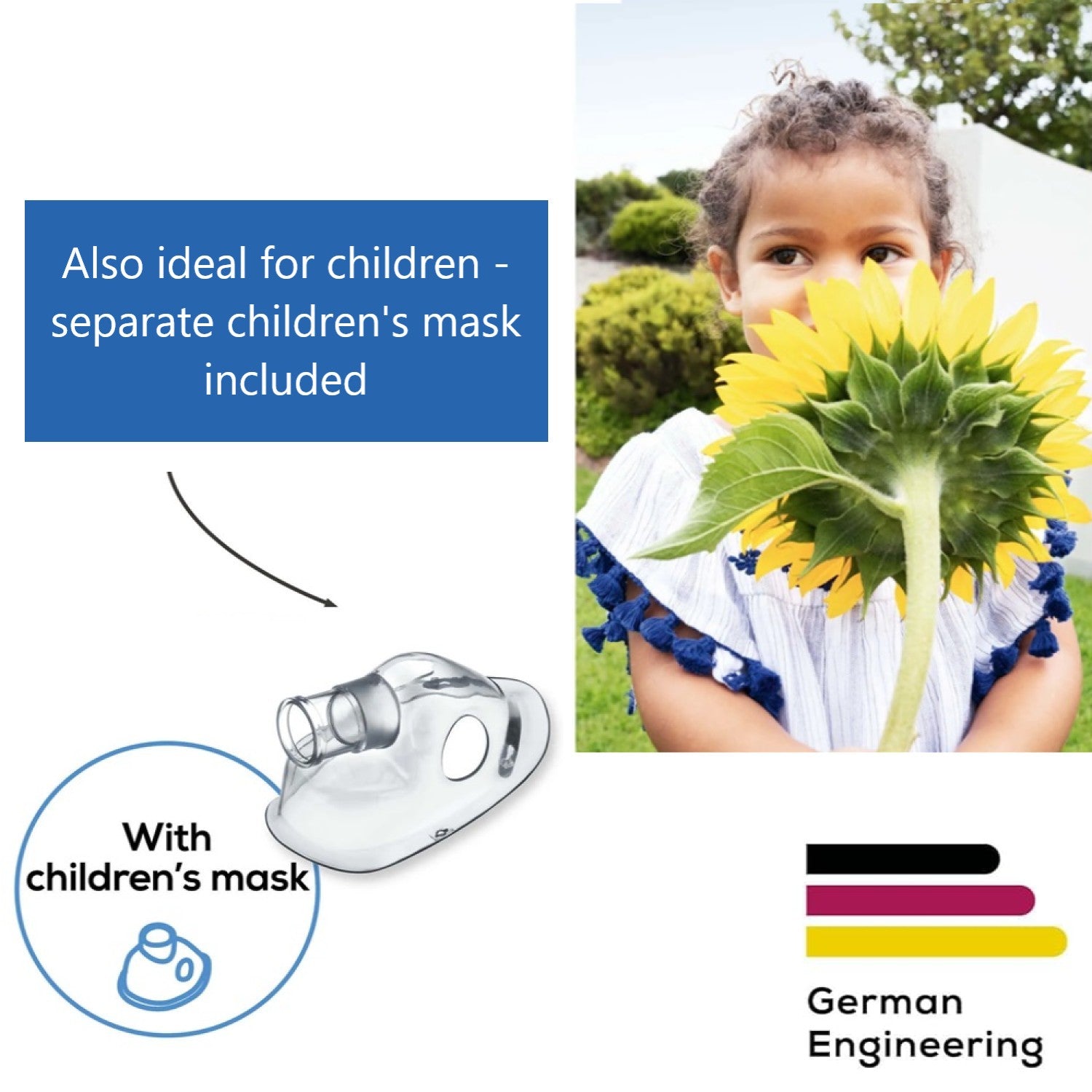 Beurer IH 18 Compressed Air Technology Nebuliser Including Accessories - Fast, Effective Upper & Lower Airway Relief