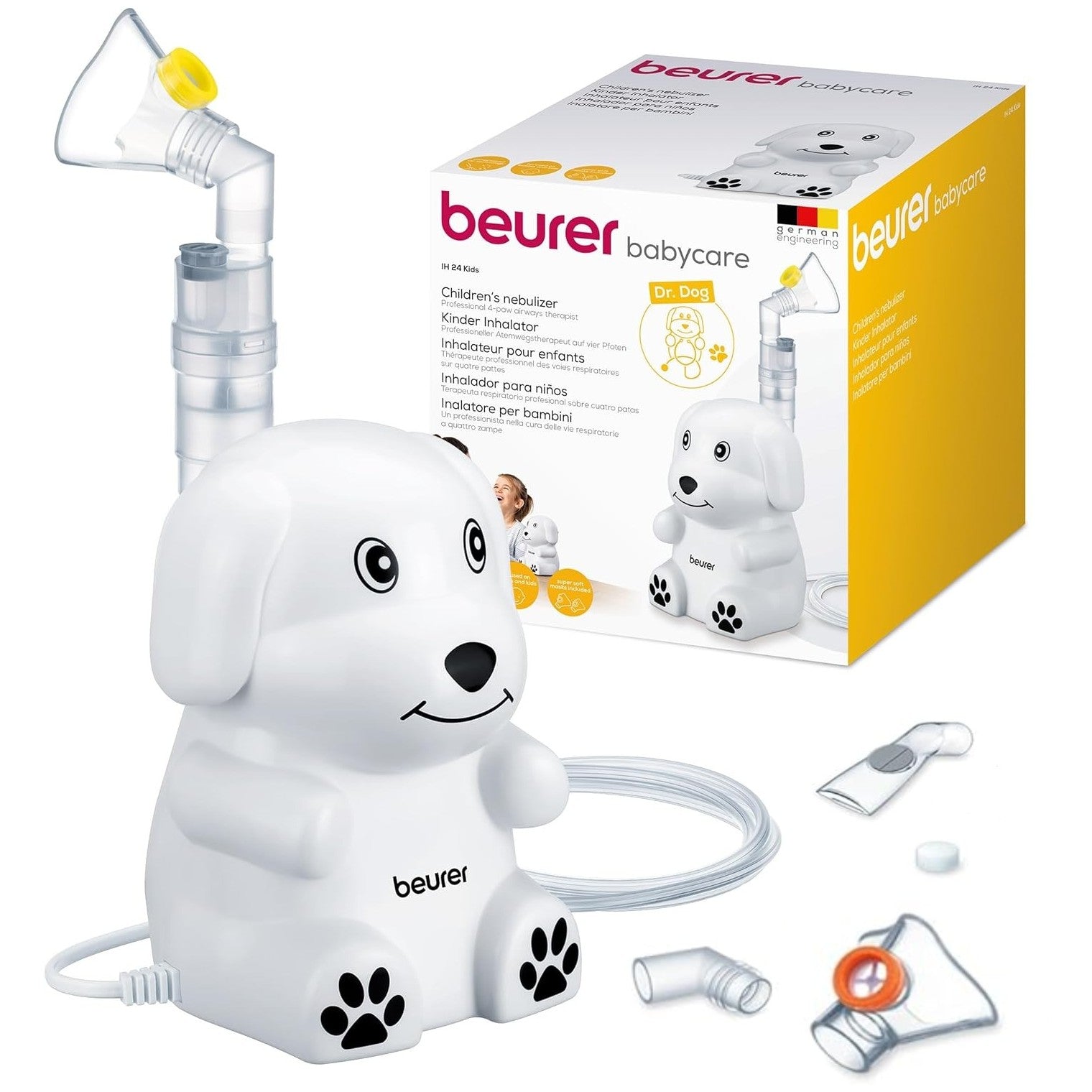 Beurer Nebuliser IH 24 KIDS Dr Dog Nebulizer for Children & Babies 6 Months Up
