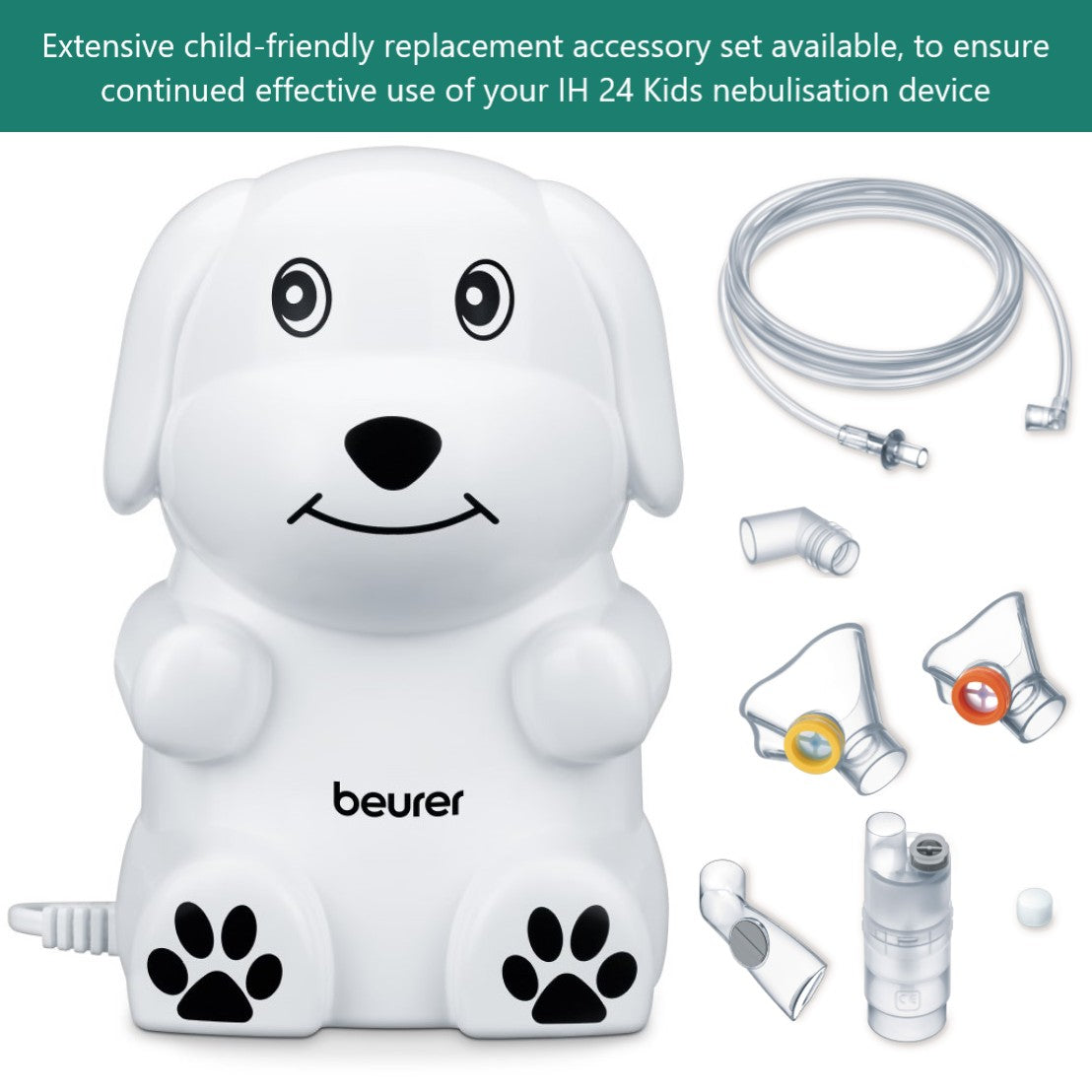 Beurer Nebuliser IH 24 KIDS Dr Dog Nebulizer for Children & Babies 6 Months Up
