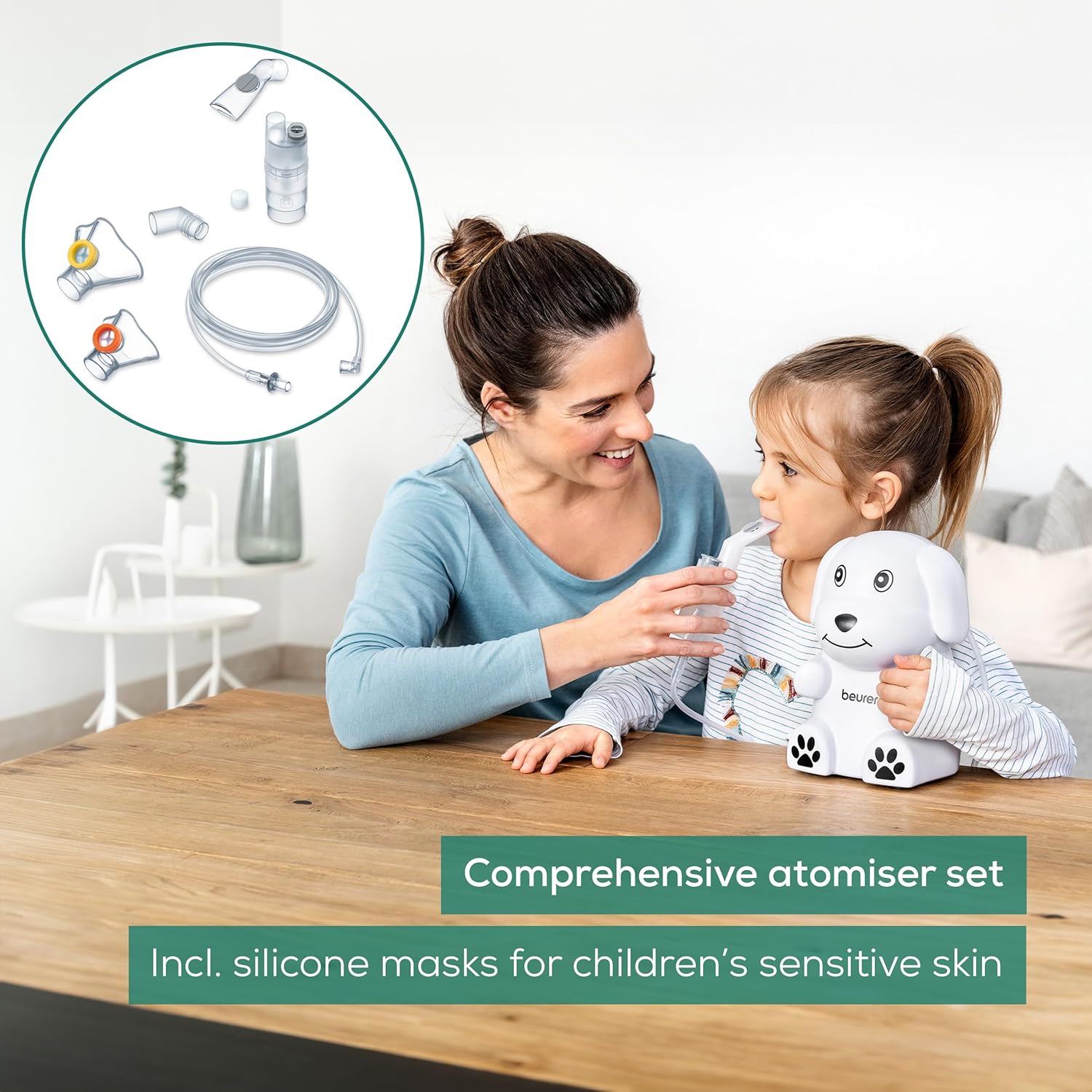 Beurer Nebuliser IH 24 KIDS Dr Dog Nebulizer for Children & Babies 6 Months Up