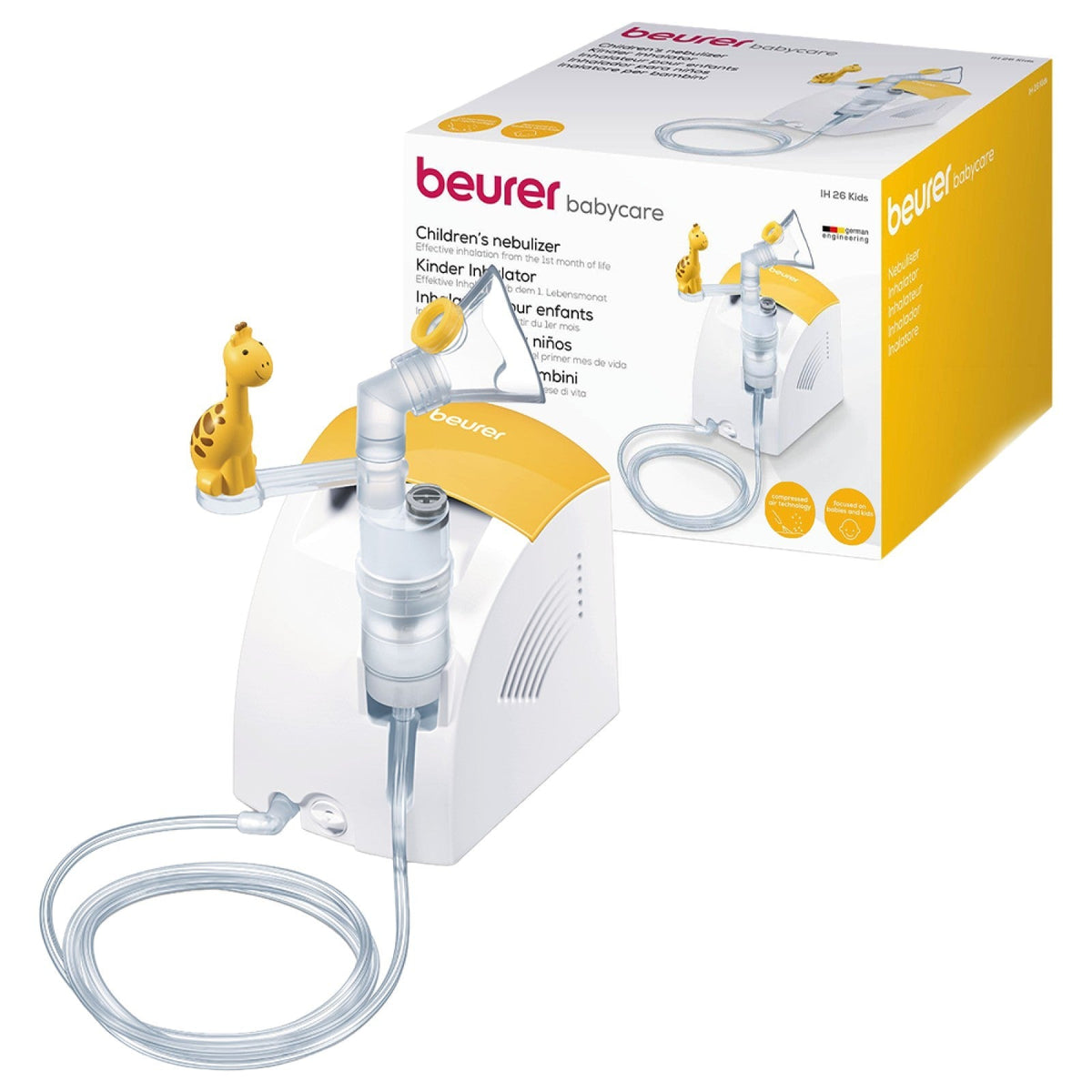 Beurer Germany Nebuliser for Children & Babies | Quick, Quiet Nebulization | IH 26 KIDS