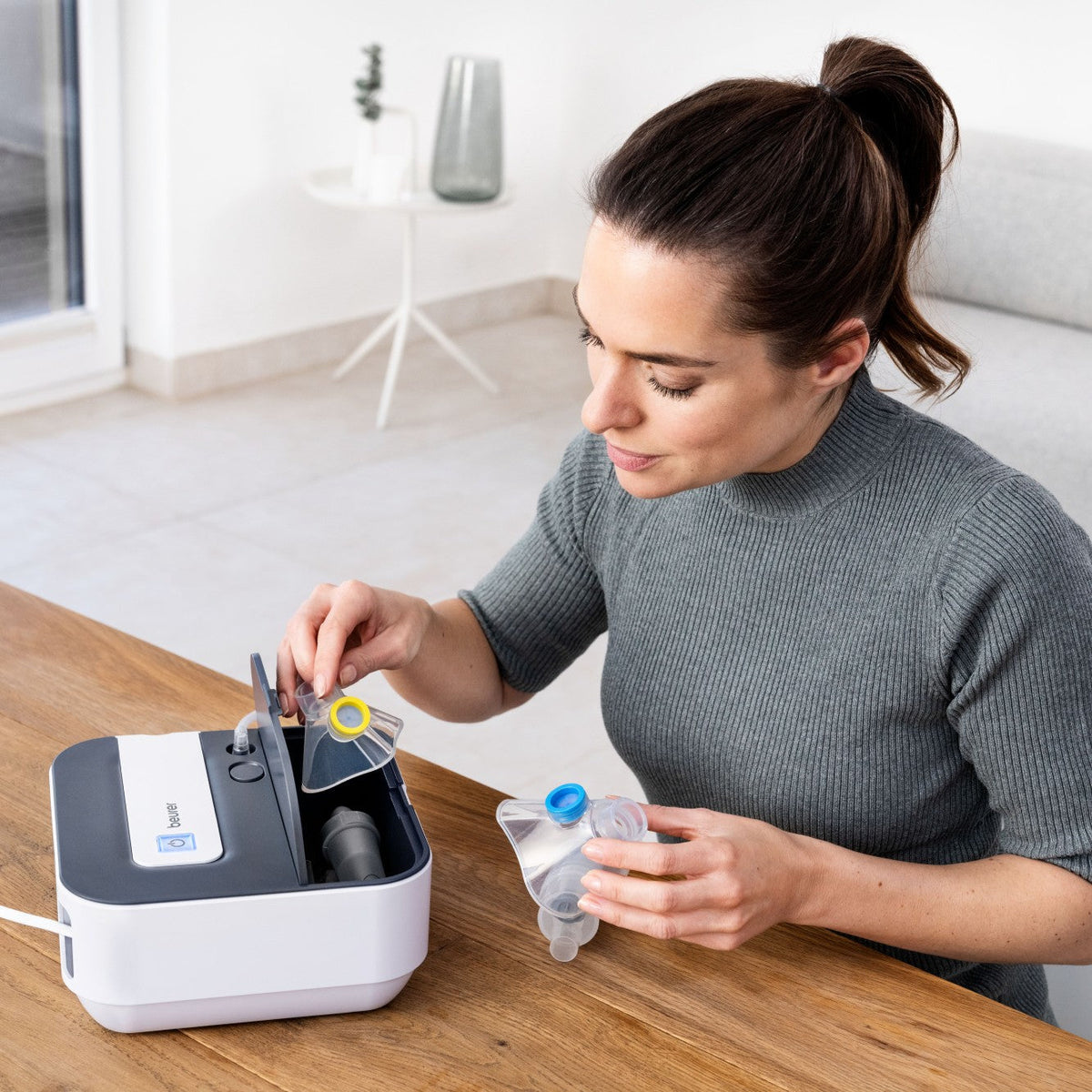 Beurer Nebuliser: With Adult & Child Accessories and Nasal Douche IH 28 PRO