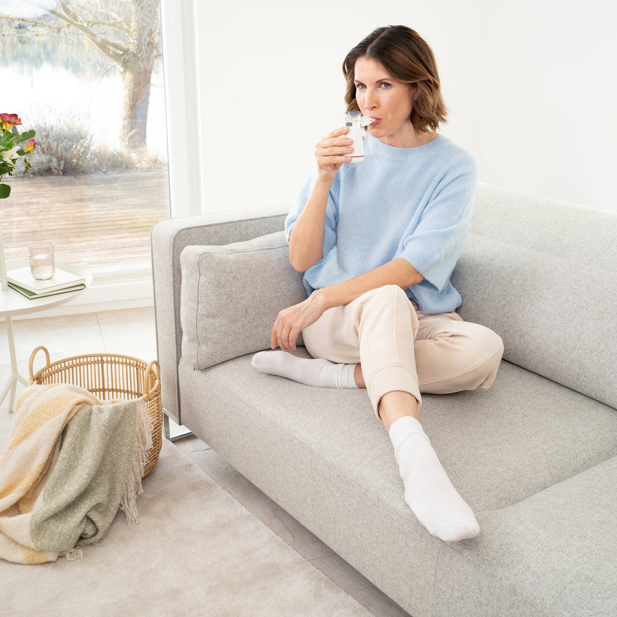 Beurer IH 47 Portable Nebuliser Ideal for Adults, Children & Travel. USB Rechargeable