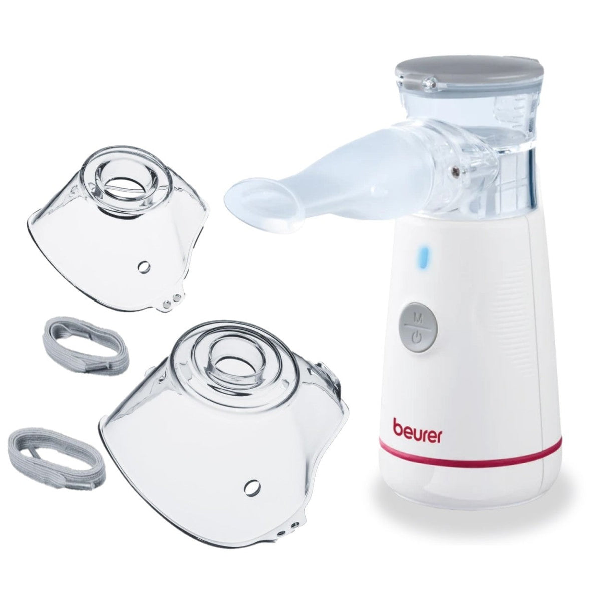 Beurer IH 47 Portable Nebuliser Ideal for Adults, Children & Travel. USB Rechargeable