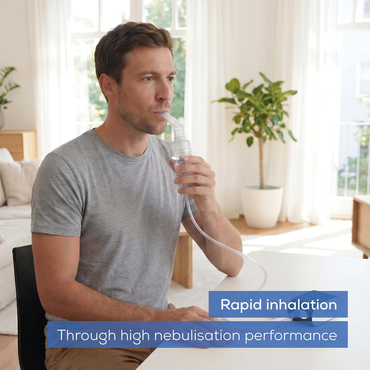 Beurer Germany Rechargeable Nebuliser for Adults & Children IH 61