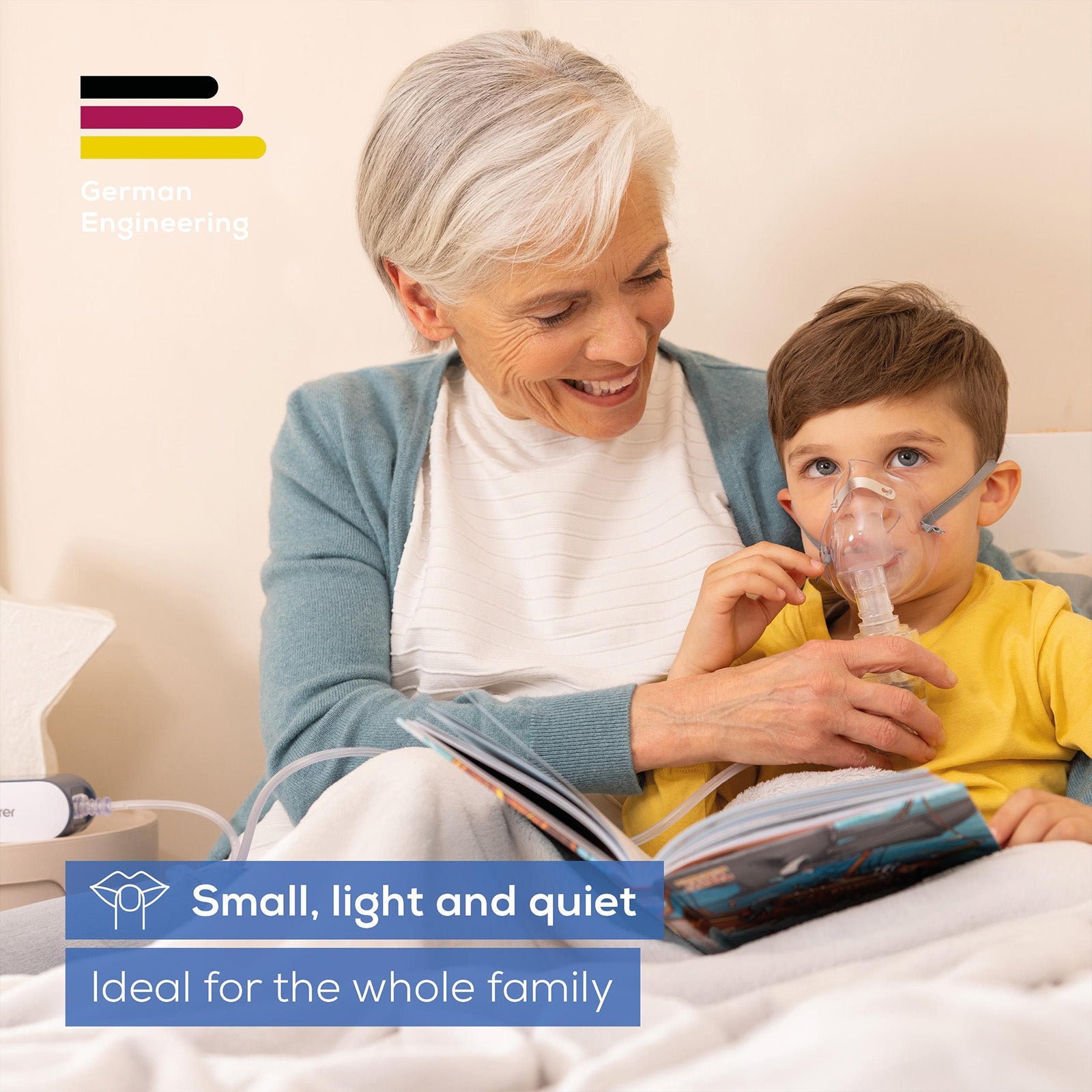 Beurer Germany Rechargeable Nebuliser for Adults & Children IH 61