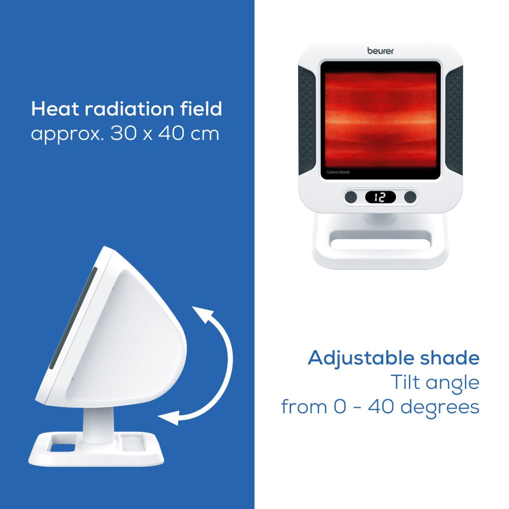 Beurer IL 60 Extra Large Infrared Lamp With InfraXtreme® Ceramic Glass