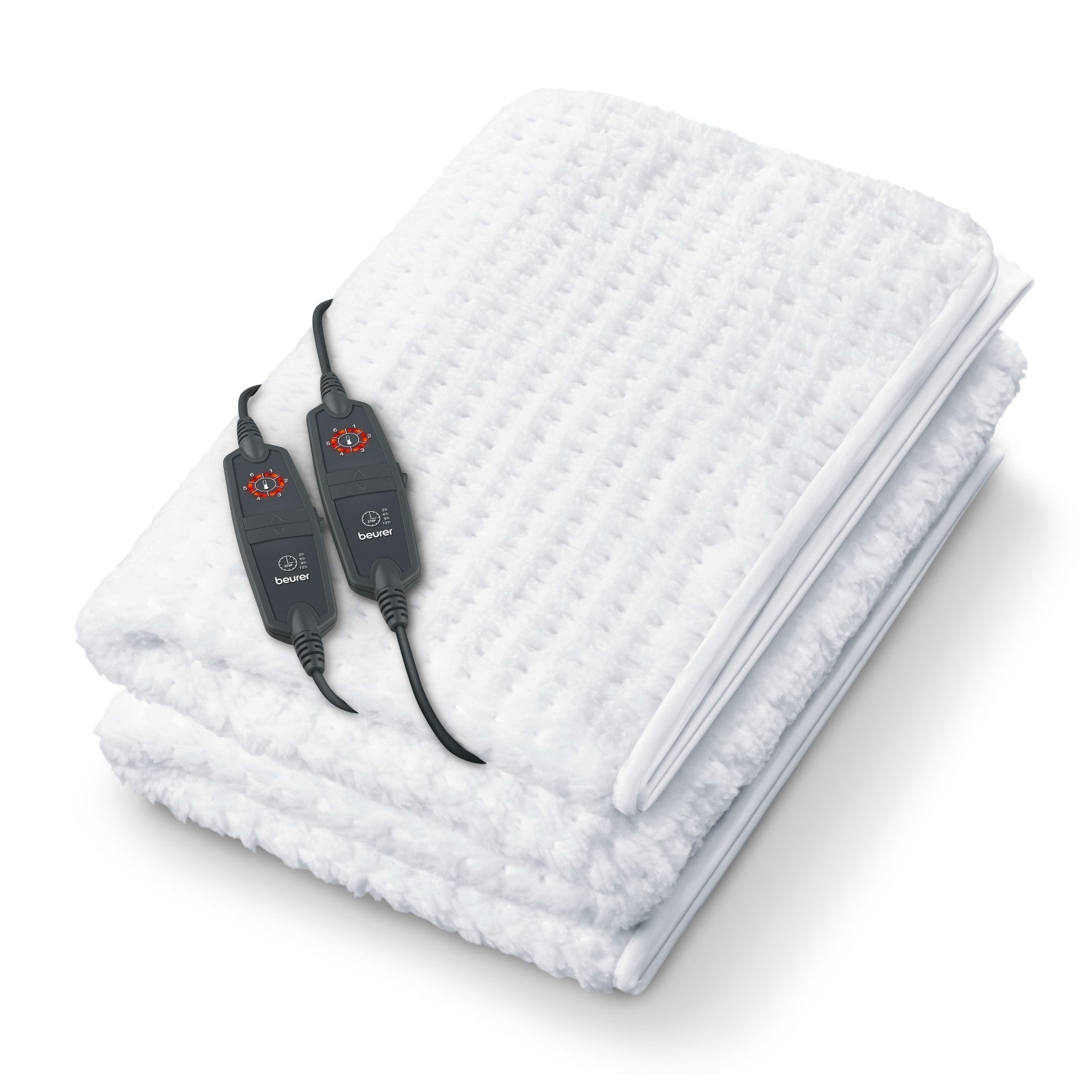 Beurer Germany Indulgence Heated Electric Blanket Mattress Topper | Dual Controls | 6 Heat Settings | Low Energy Use | Super King XL (180 x 200 cm)