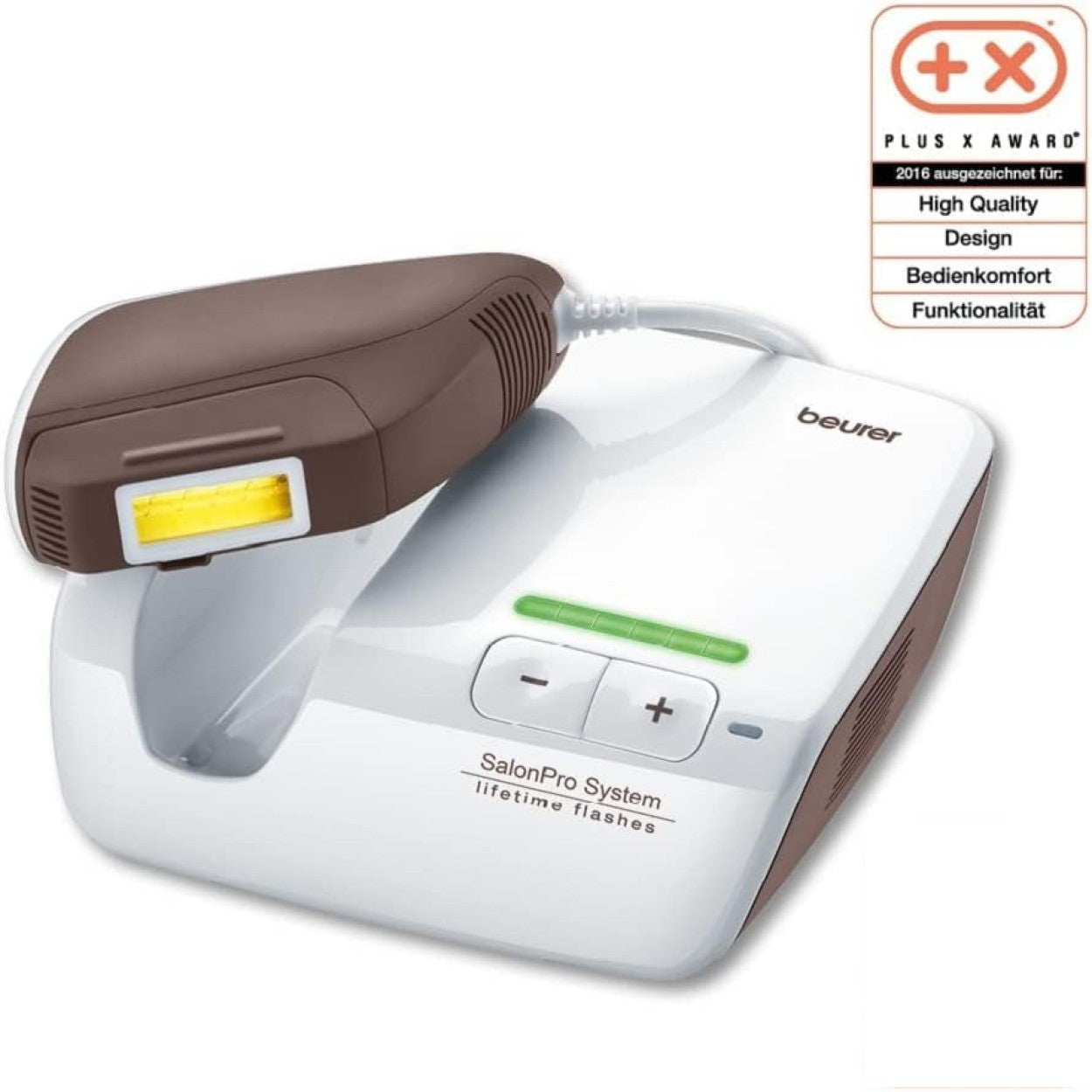 Beurer IPL 10000+ Salonpro System Long Lasting Laser Hair Removal Device for Face & Body