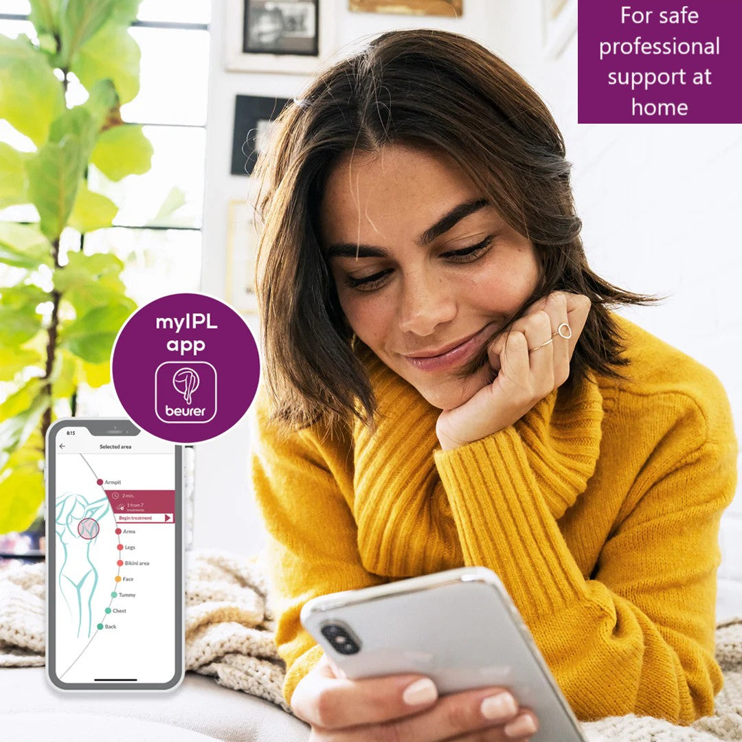 Beurer IPL 10000+ Salonpro System Long Lasting Laser Hair Removal Device for Face & Body