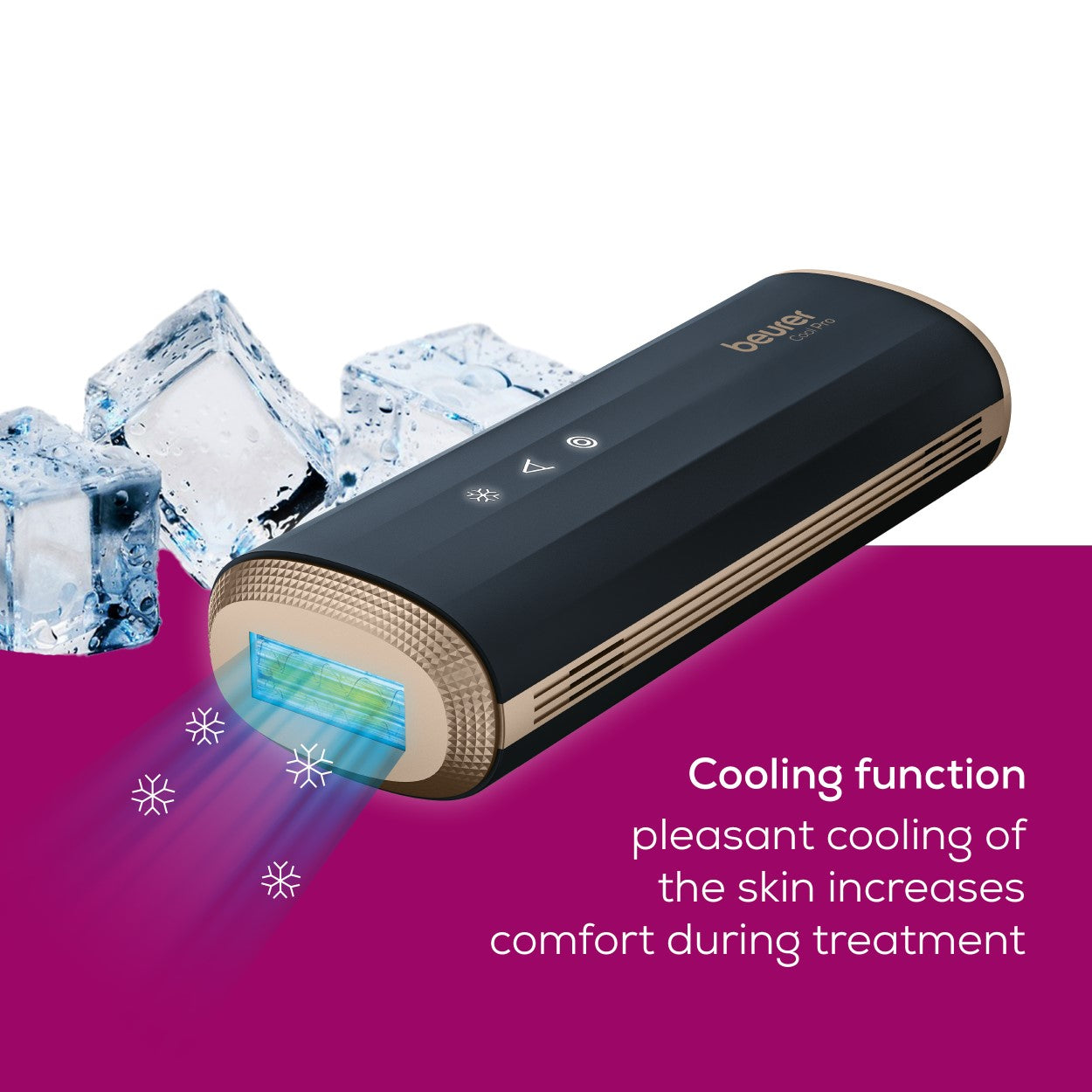 Beurer IPL 7800 Cool Pro: IPL Laser Technology Home Hair Removal Device with Cooling Function for Face & Body