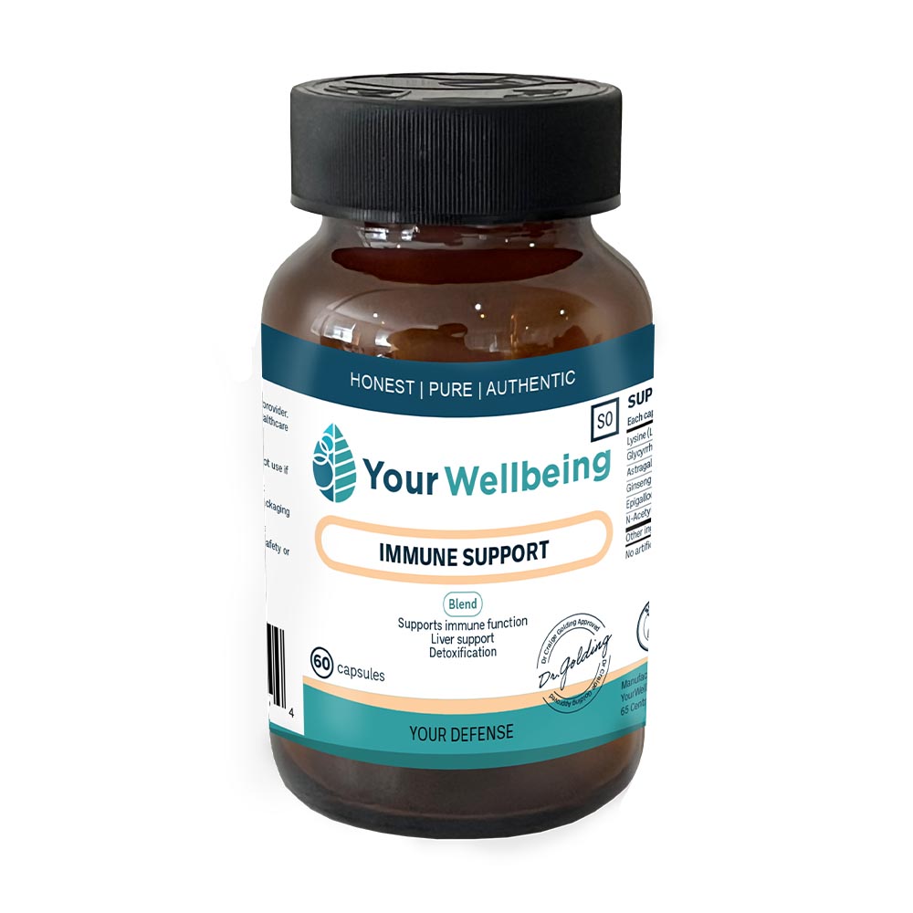 Your Wellbeing Immune Support - Supports Immune Function, Liver Support & Detoxification