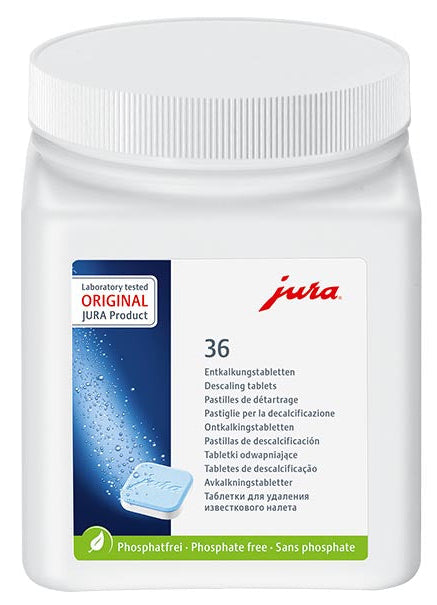 Jura 2-Phase-Descaling Tablets - Tub of 36